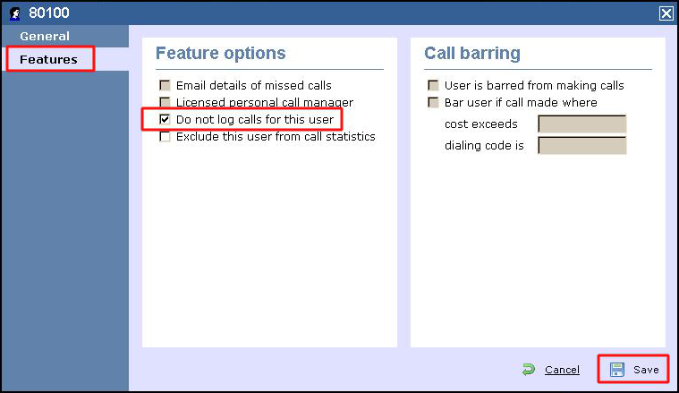 blacklisted user properties